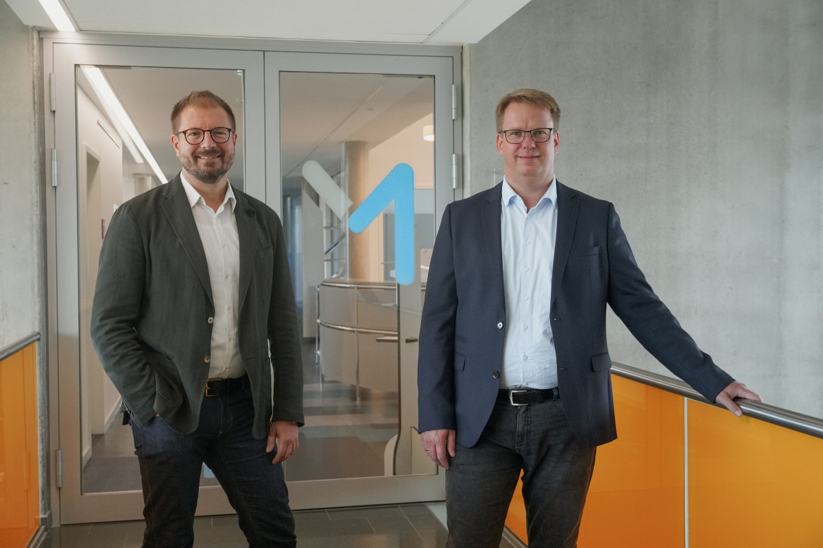 Geschäftsführung Luigi Argentato und Matthias Thom (v.l.), MEKO-S GmbH